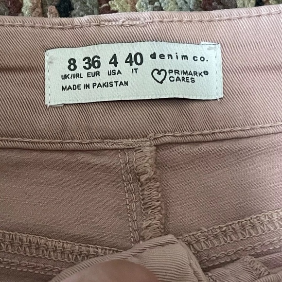 Primark Denim Set Of 2 Jeans Pants Pink/ Black Size 4 cotton - Picture 6 of 9